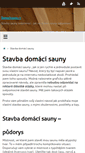 Mobile Screenshot of domacisauna.cz